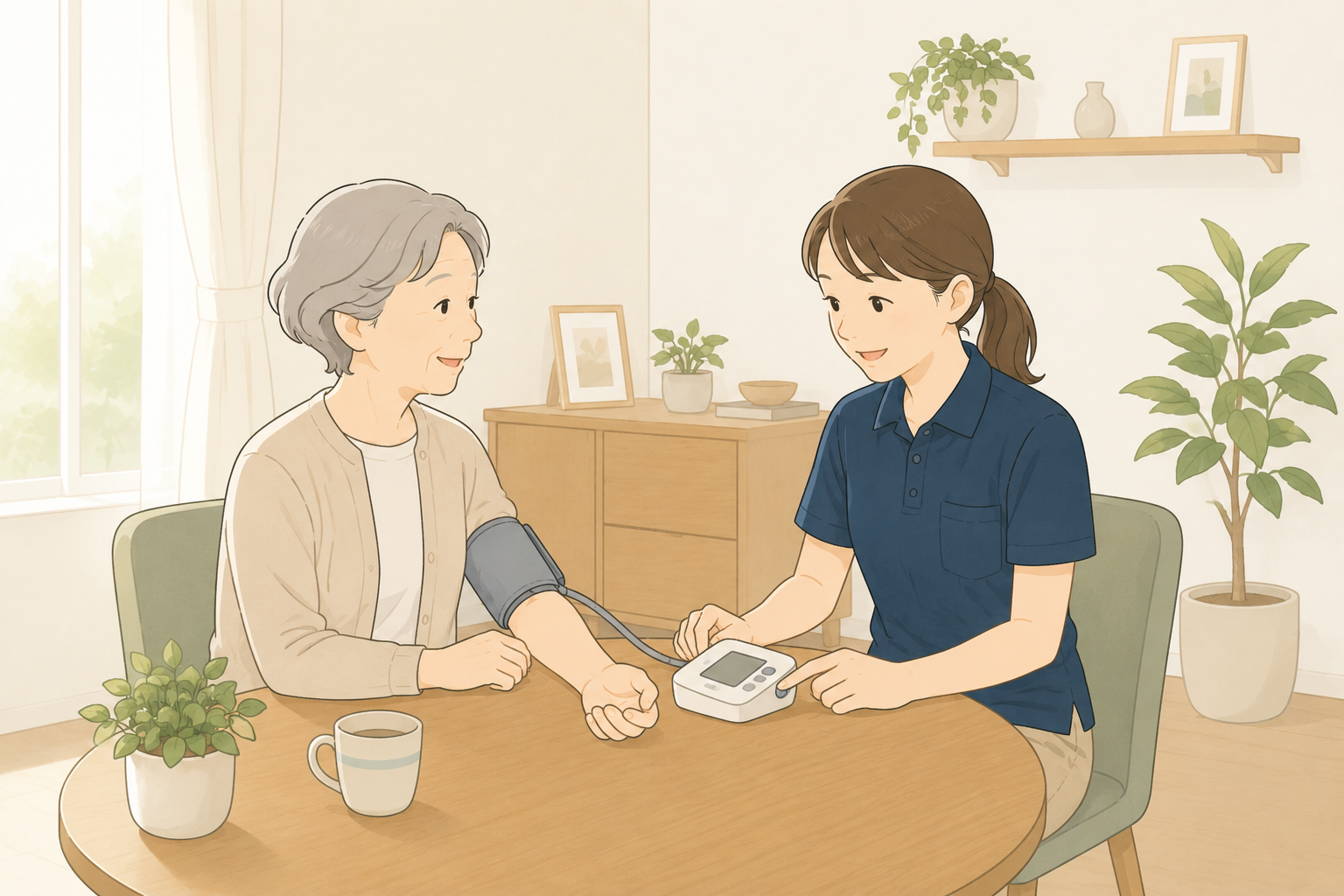 一般訪問看護のイラスト